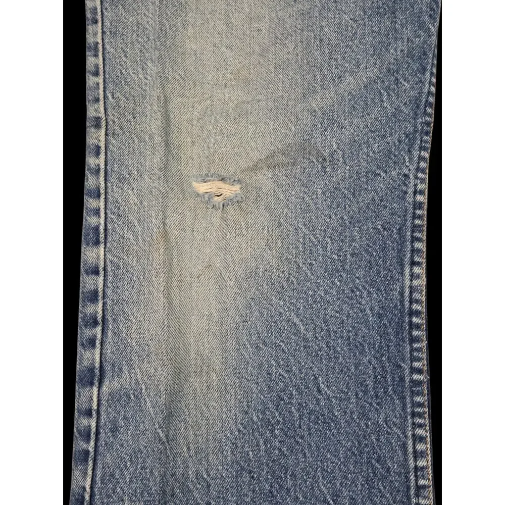 80s Levis Orange Tab Jeans Vtg 517 Bootcut Distressed Indie Sleaze 34x28 Actual
